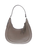 Sac porté épaule zippé taupe - Nina Casari
