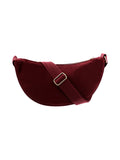 Sac banane en tissu bordeaux - Nina Casari