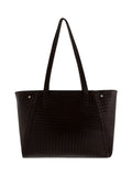Sac cabas marron fonce chocolat - Nina Casari
