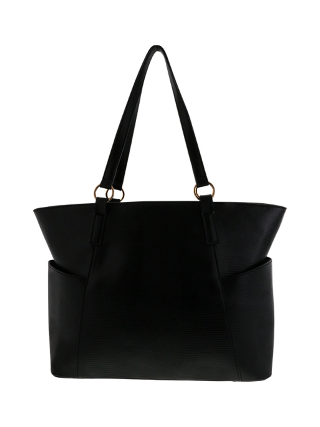 Sac cabas effet peau de serpent noir - Nina Casari