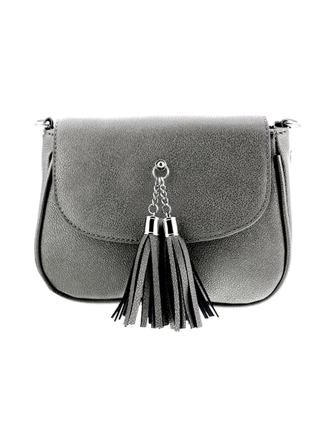 Sac bandoulière irisé argent - Nina Casari