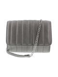 Sac bandoulière matelasse irisé argent - Nina Casari
