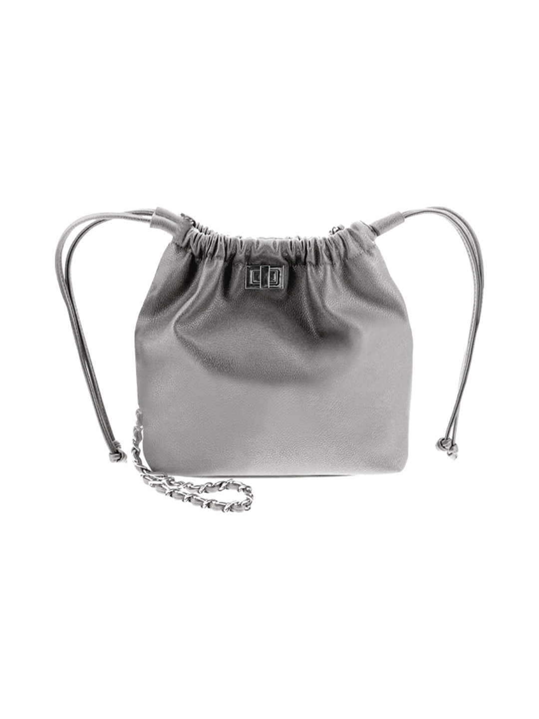 Sac pouch irisé argent - Nina Casari