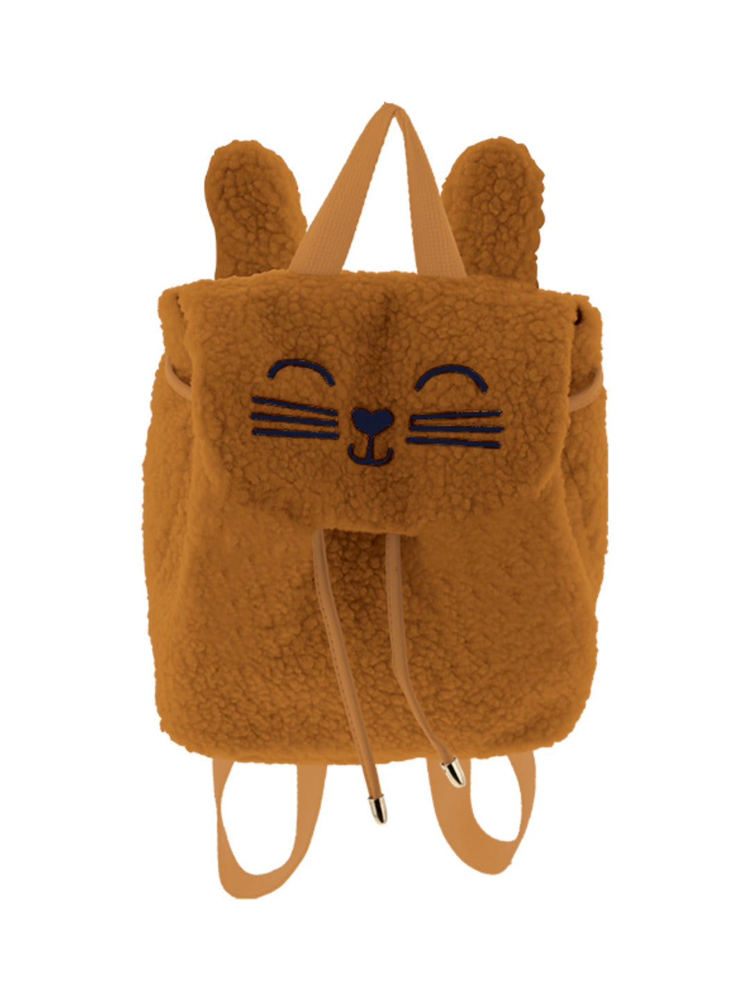 Sac a dos en sherpa camel - Pitchouns