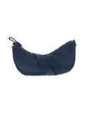 Sac banane en velours côtelé porté bandoulière bleu - Nina Casari