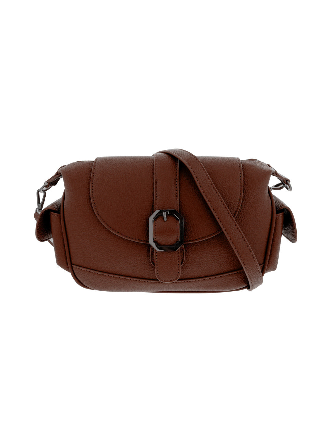 Sac multipoches bandoulière marron - Nina Casari
