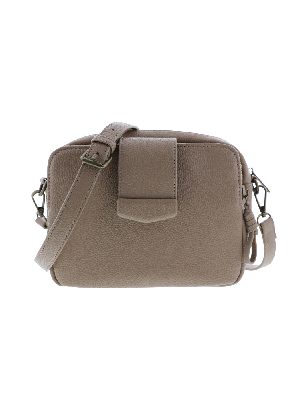 Sac bandoulière taupe - Nina Casari