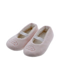 Chaussons ballerines roses avec fausse fourrure - Amy Rose