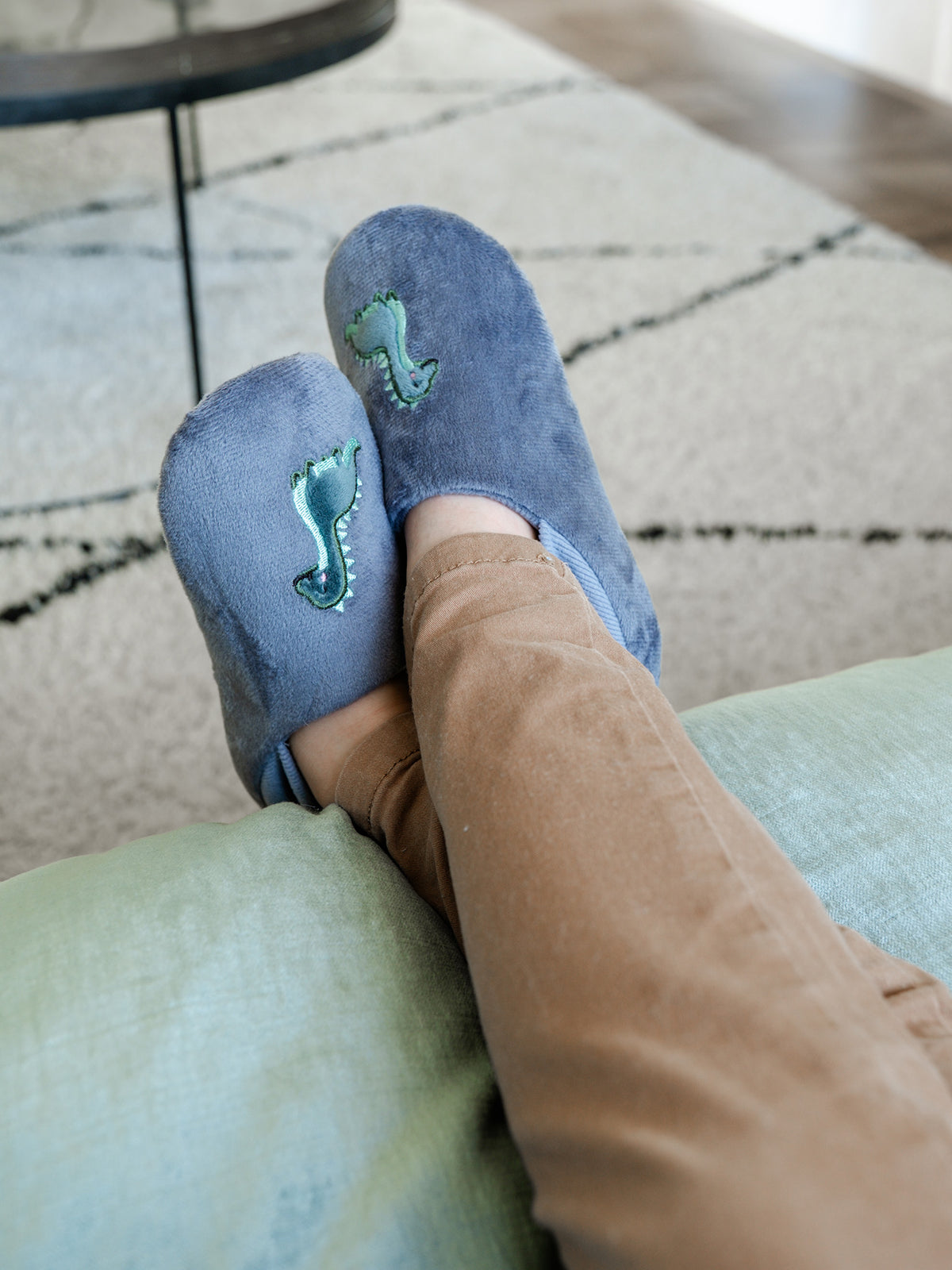 Chaussons mules gris - Little Jack