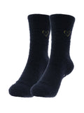 Chaussettes effet poilu bleu marine - Nina Casari