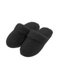 Chaussons mules noirs avec fausse fourrure - Nina Casari