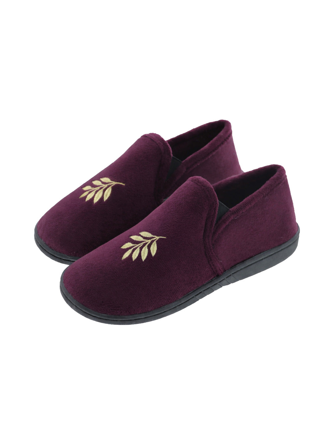 Chaussons fermés bordeaux - Nina Casari