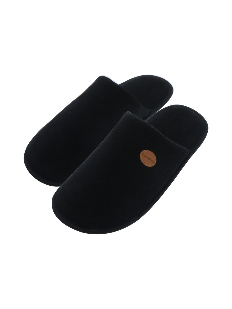 Chaussons mules noirs - Tom Smith