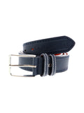 Ceinture surpiqûres contrastées marine - La Marinière par SOGEMA