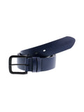 Ceinture croûte de cuir bleu marine - La Marinière par SOGEMA