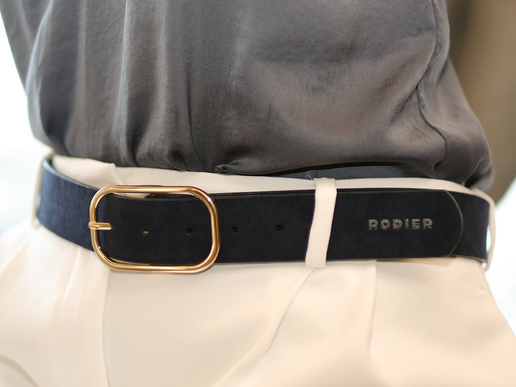 Ceinture en suédine noire - Rodier