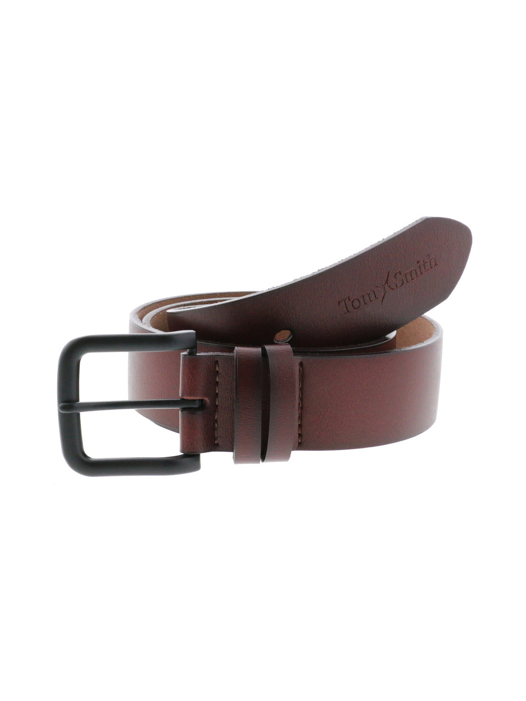 Ceinture croûte de cuir marron - Tom Smith