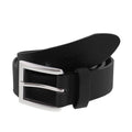 Ceinture noire en croûte de cuir Fabriquée en France- Tom Smith