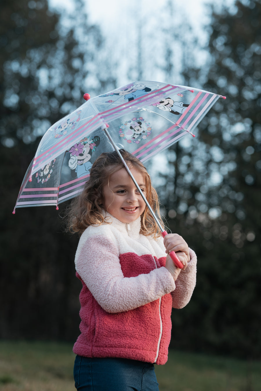 Parapluie pour enfant canne multicolore - Disney