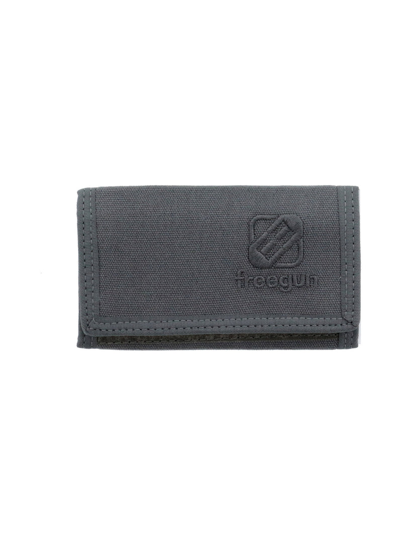 Portefeuille en tissu gris - Freegun