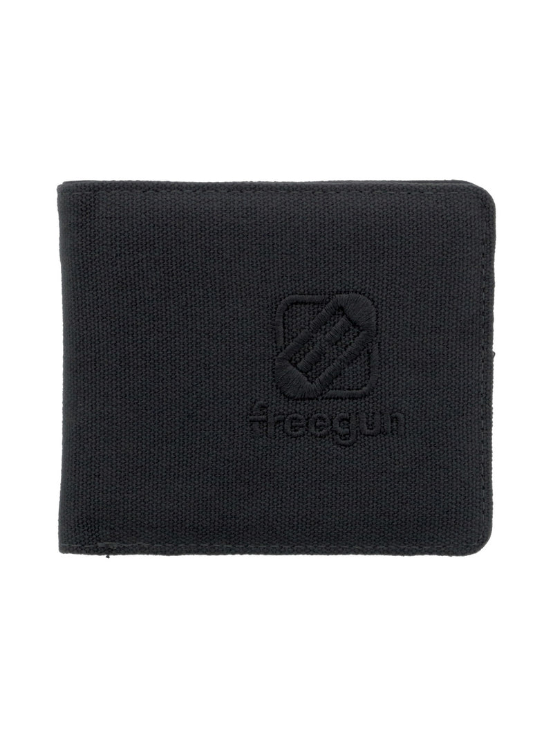 Porte-monnaie en tissu noir - Freegun