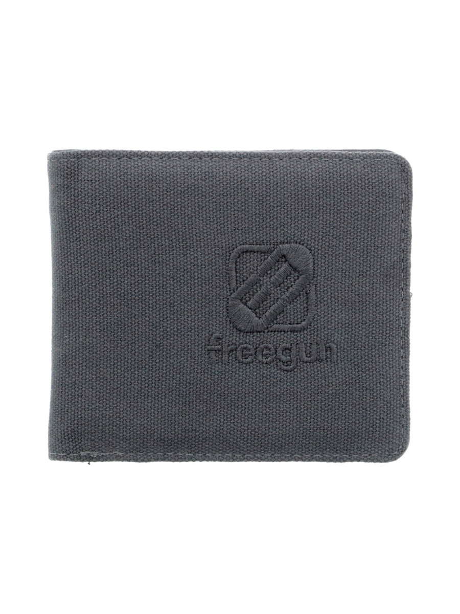 Porte-monnaie en tissu gris - Freegun