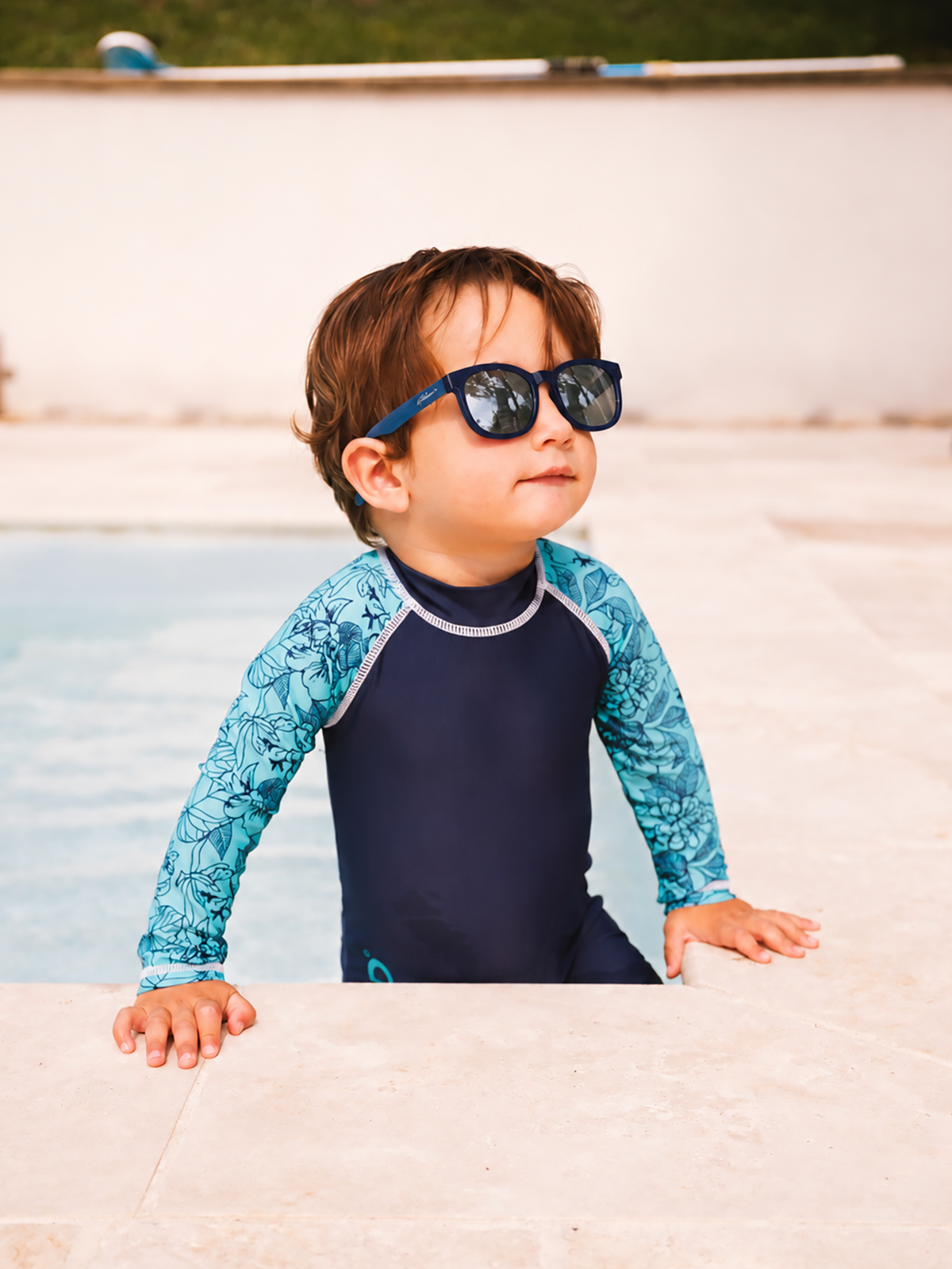 Lunettes de soleil bébé Bleu Marine - Pitchoun's