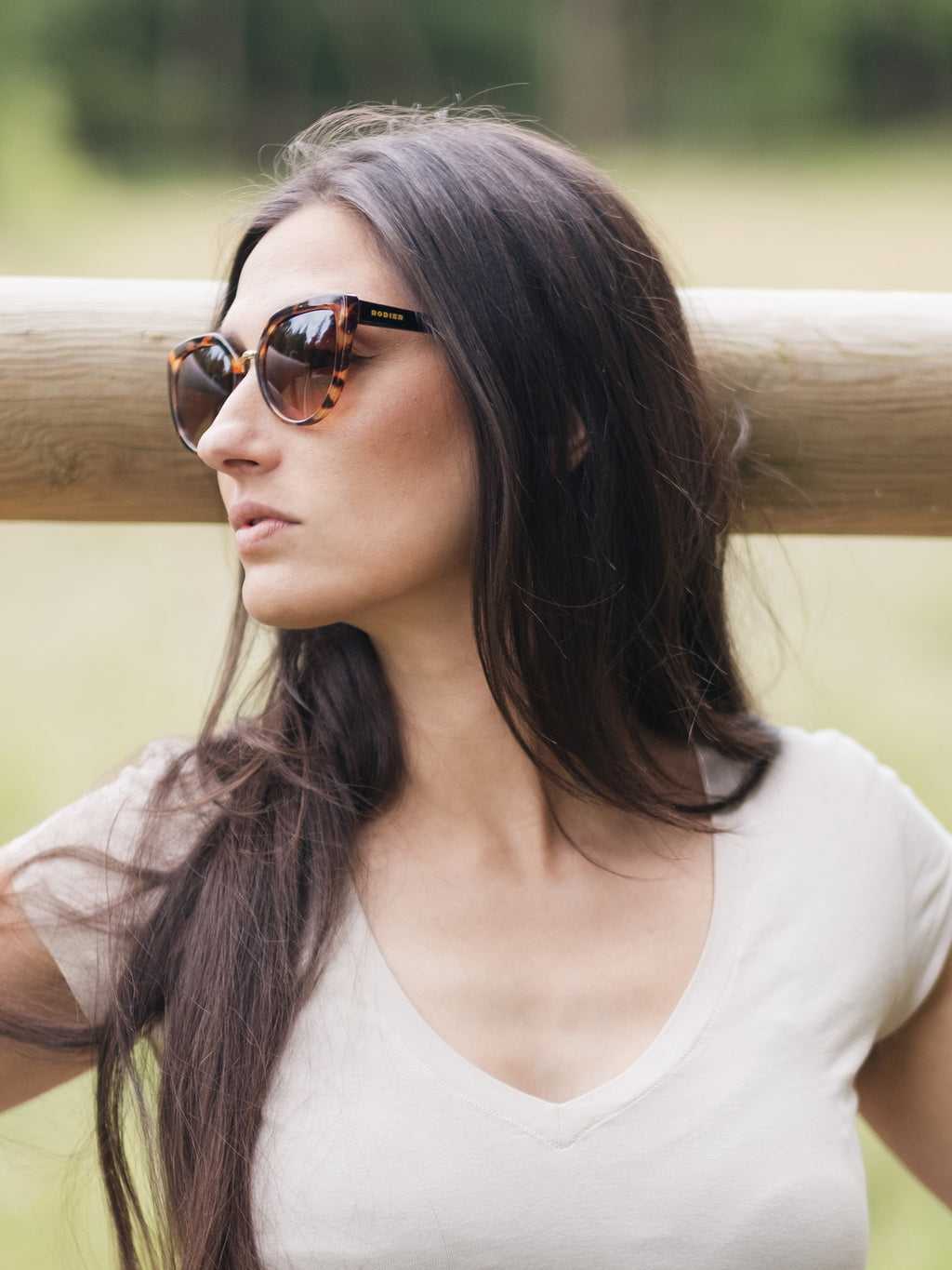 Lunettes de soleil Papillon Ecaille Noir - Rodier