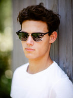 Lunettes de soleil junior pantos noir - Twenty