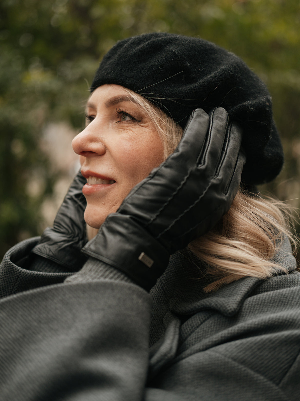 Bonnet en maille noir - Rodier
