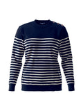 Pull marinière boutonné épaule - La Marinière par Sogema