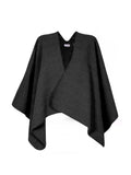 Poncho en maille noir - Rodier